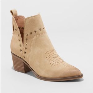 Cowboy Ankle Booties